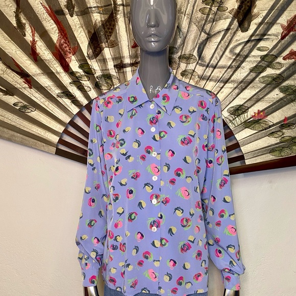Vintage Jaeger Print Shirt, XS - Picture 2 of 5